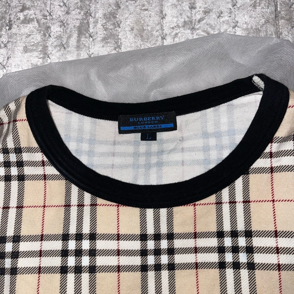 Burberry Preloved shirt size L excellent condition size is shown on picture. - Picture 5 of 12